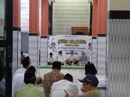 Safari Ramadhan sekaligus Pelaksanaan MAKARYO ING DESO Dari Pemerintah Kabupaten Trenggalek